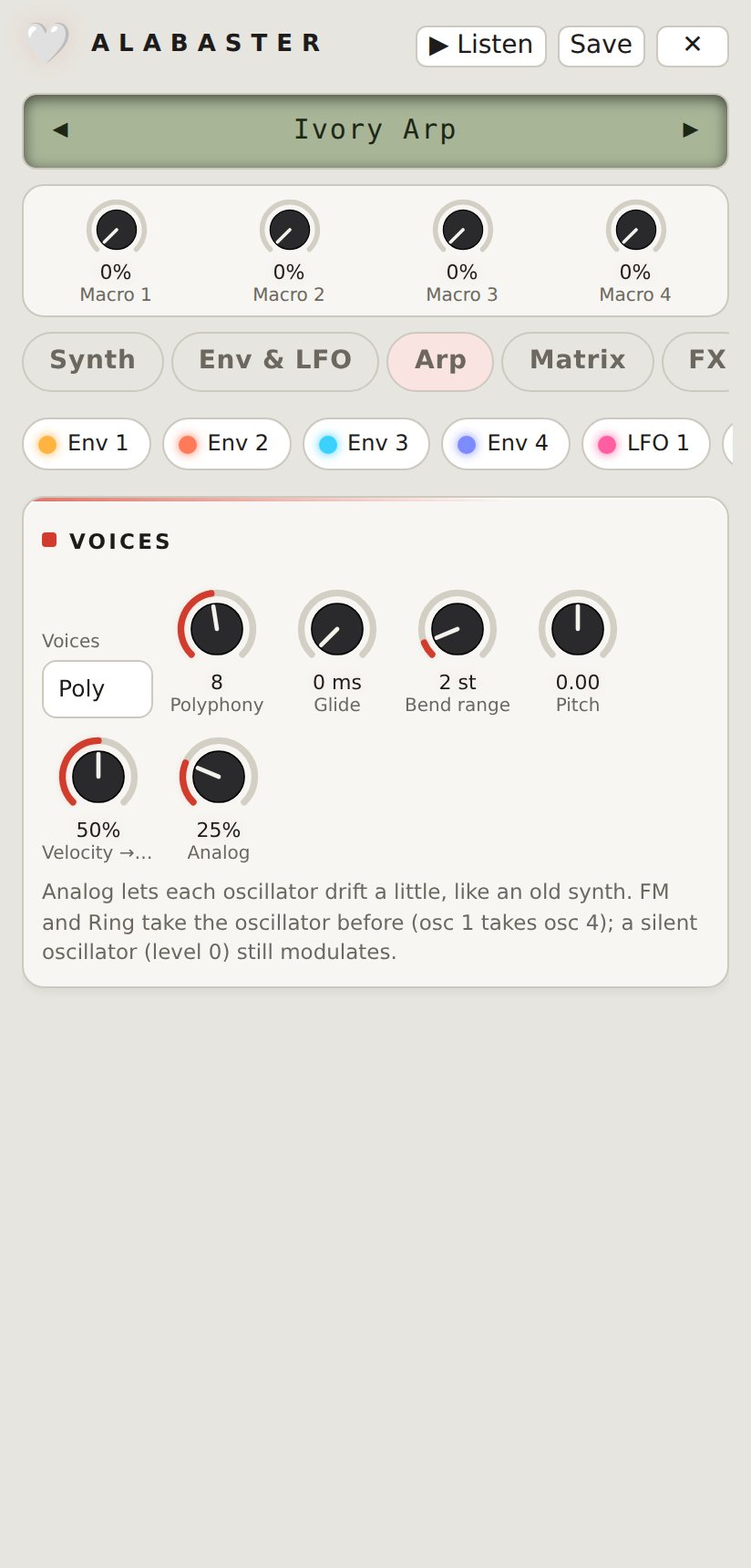 on a phone: Voice