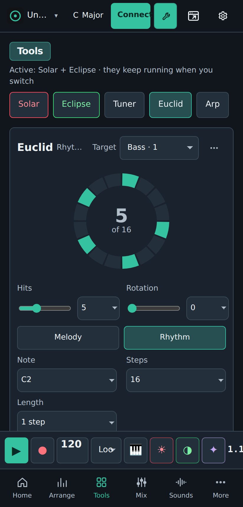 Euclid on a phone