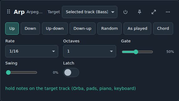 Arp on a computer