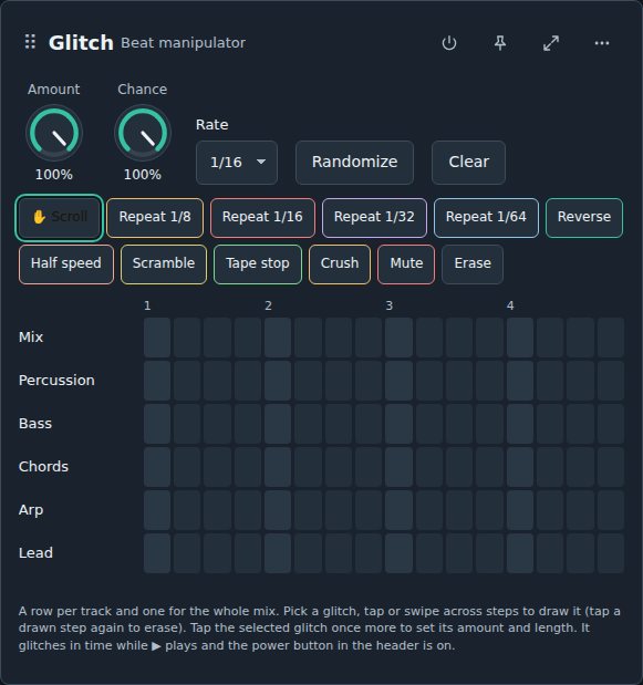 Glitch on a computer